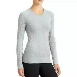 Athleta Epitomize Top Medium Gray Quilted